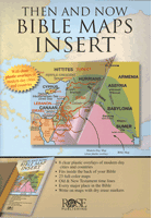 Then and Now Bible Map Insert